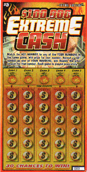 $100,000 Extreme Cash