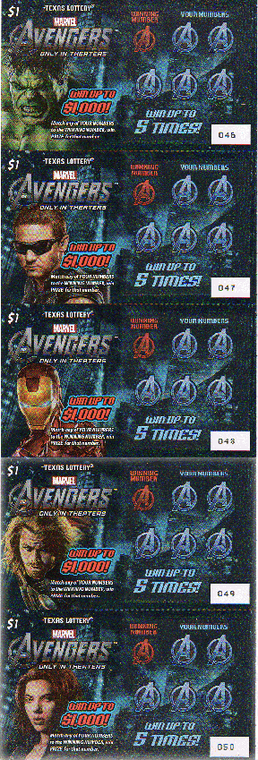 The Avengers (5 Ticket Set)