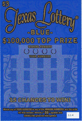 Texas Lottery Blue
