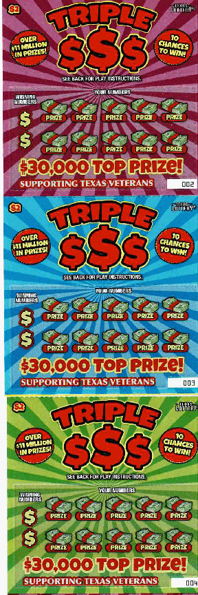 Triple $$$ (3 Ticket Set)