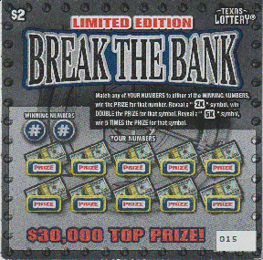 Break the Bank Limited Edition (#34)