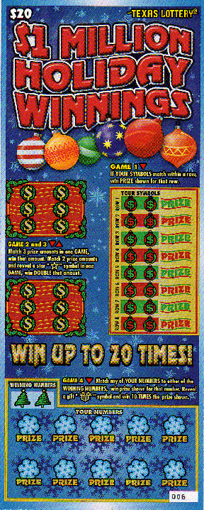 $1 Million Holiday Winnings