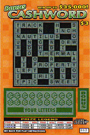 Bonus Cashword (Reissue #4)