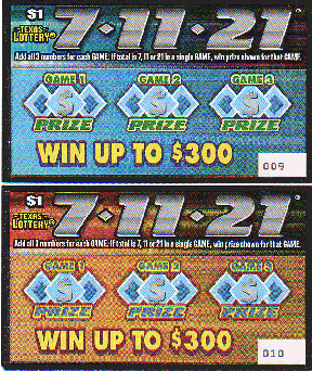 7-11-21 (#6) (2 Ticket Set) (Promotional)