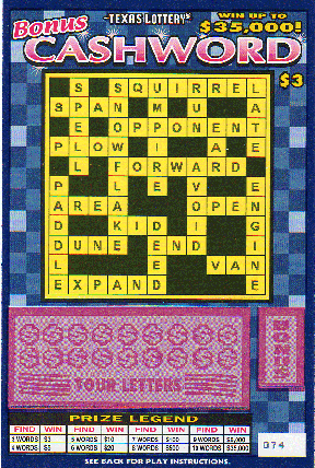 Bonus Cashword (Reissue #8)