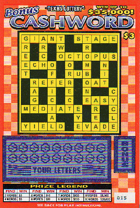 Bonus Cashword (Reissue #9)