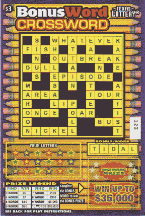 Bonus Word Crossword (Reissue #4)