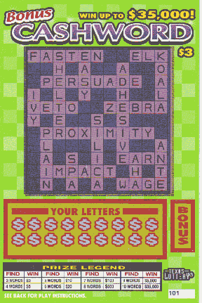 Bonus Cashword (Reissue #10)