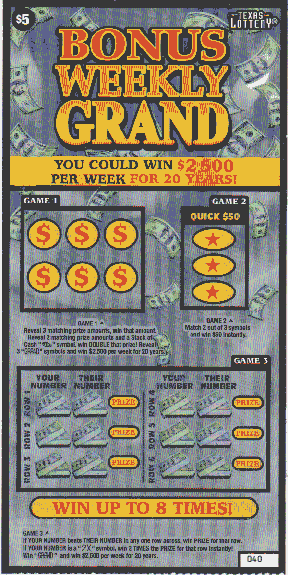 Bonus Weekly Grand (#2)