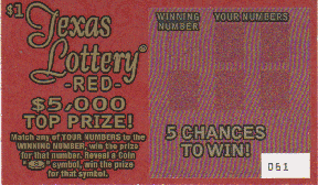 Texas Lottery Red
