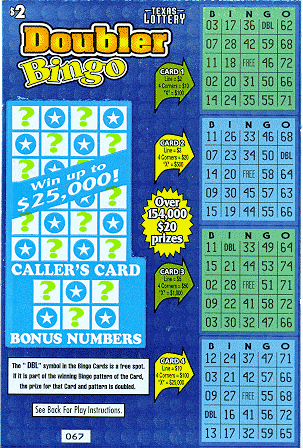 Doubler Bingo (Blue)