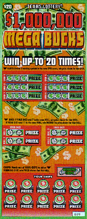 $1,000,000 Mega Bucks